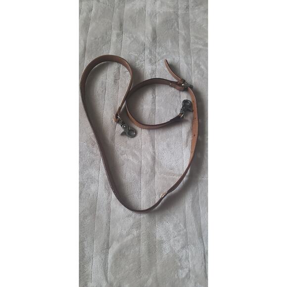 POL Brown Leather Studded Crossbody Bag with Flap Closure - Picture 9 of 10